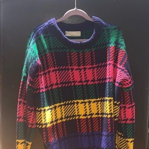 Urban outfitters plaid sweater